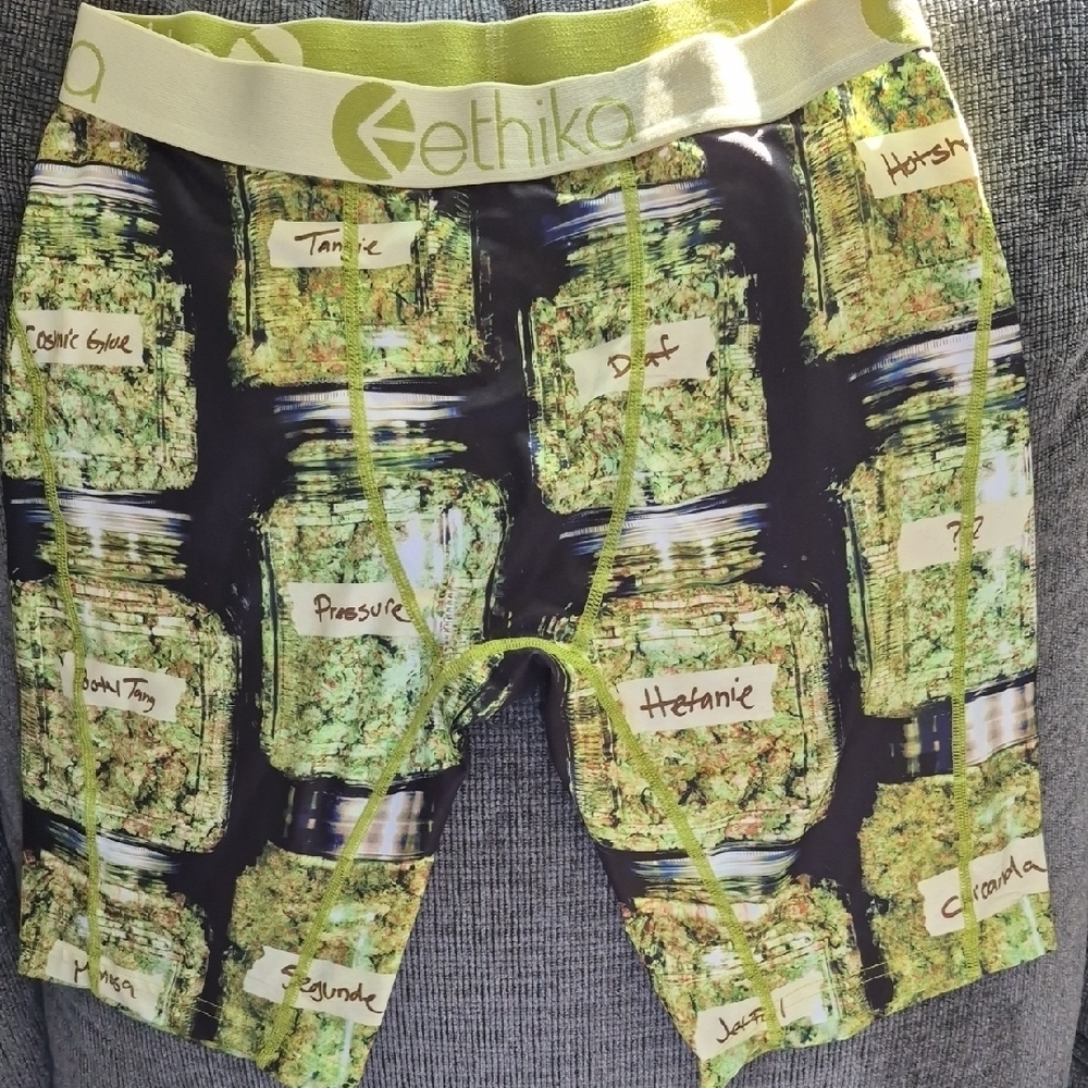 Ethika Green and Black Jar Print Boxer Briefs